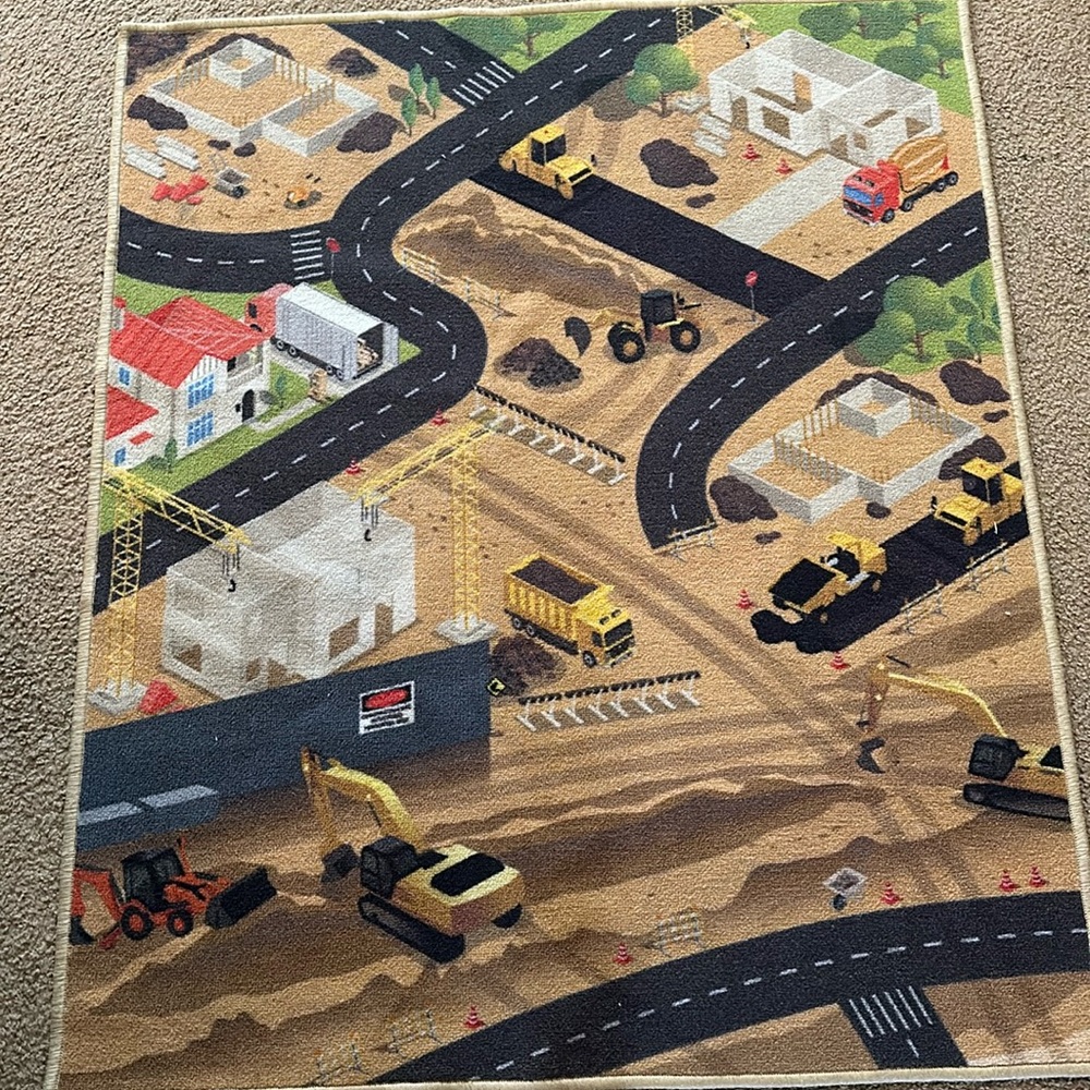 Boys Construction Play Mat